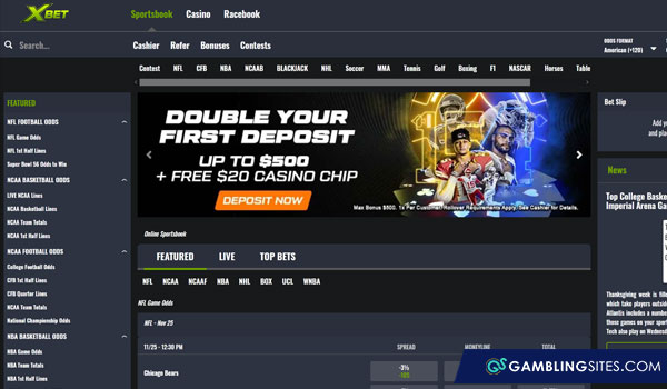The sportsbook at Xbet.ag.