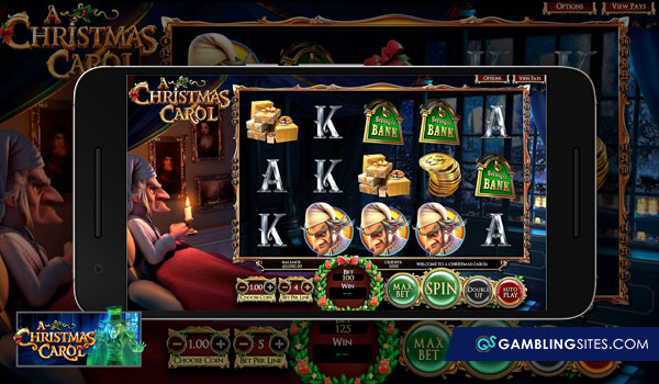 A Christmas Carol slot for mobile