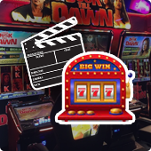 Casino slots with a movie theme