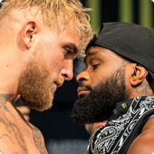 Jake Paul and Tyron Woodley