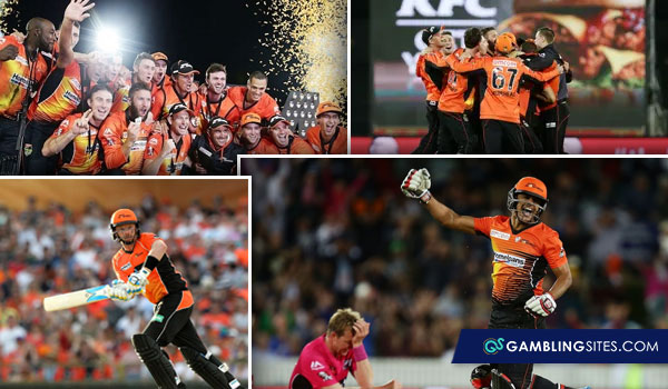 Scorchers Winning the BBL 04 Final