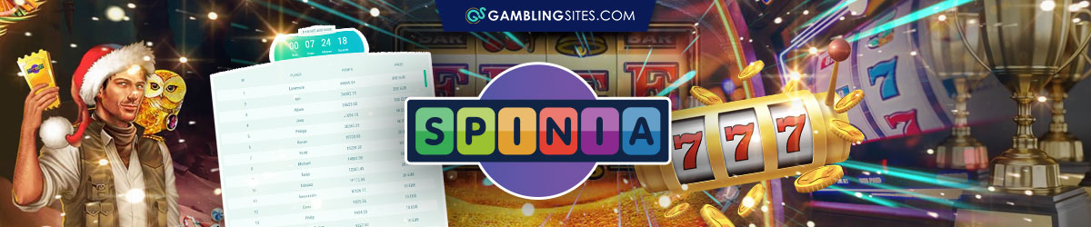 Spinia.com slot and card game tournaments
