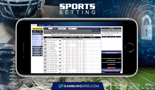 The SportsBetting app is one of the safest football betting apps we recommend.
