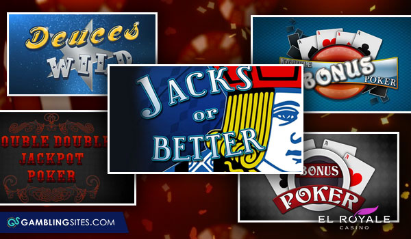 Video poker games at El Royale Casino