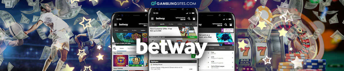 Gambling options on the Betway app