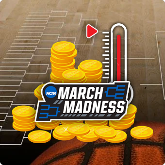 March Madness Logo, Gold Coins, Temperature Rising