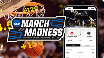 Basketball Court, Odds, March Madness Logo