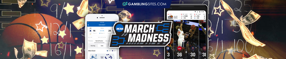 March Madness Shown on Mobile Device