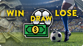 Win, Draw, Lose Text, Soccer Field With Money