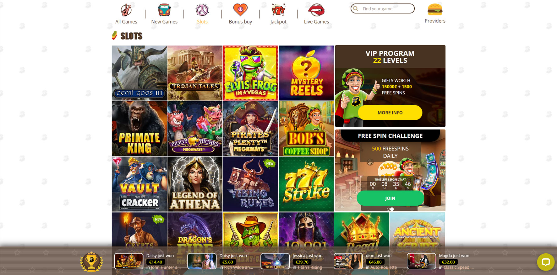 sicher Bof Casino treuebonus werbung