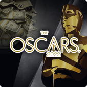 Oscars betting graphic for 2022