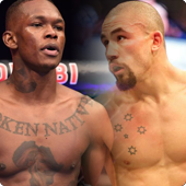 Israel Adesanya and Robert Whittaker
