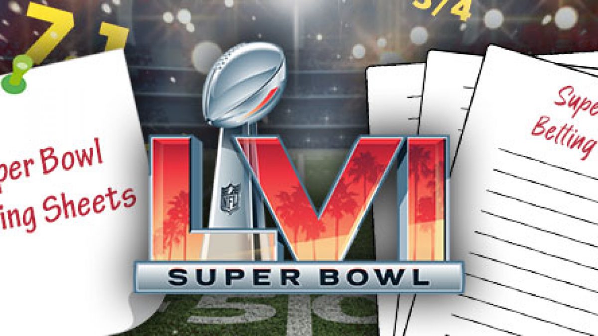 Free Printable Super Bowl 56 Prop Sheets for 2022