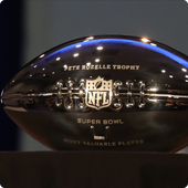 Super Bowl MVP trophy