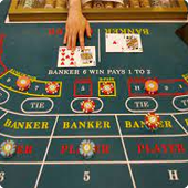 Baccarat table