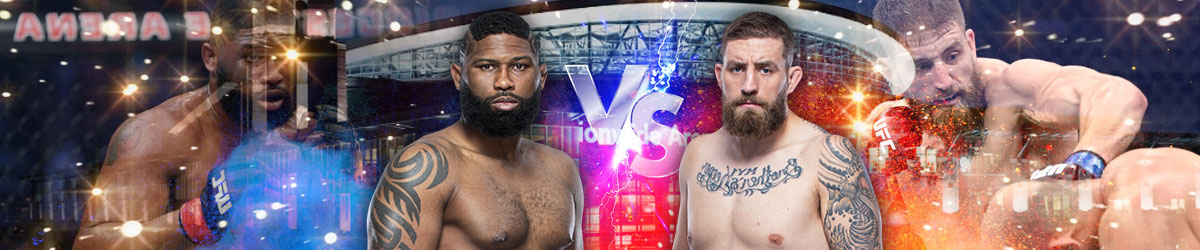 Curtis Blaydes and Chris Daukaus in the center with the Nationwide Arena in Columbus, Ohio in the background.