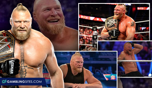 Collage of Brock Lesnar