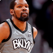 Kevin Durant in Brooklyn Nets jersey