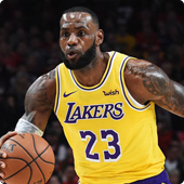 LeBron James in LA Lakers jersey