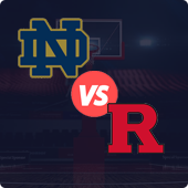 Notre Dame vs. Rutgers team logo