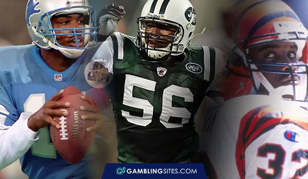 Andre Ware (Detroit Lions), Ki-Jana Carter (Cincinnati Bengals), and Vernon Gholston (New York Jets)