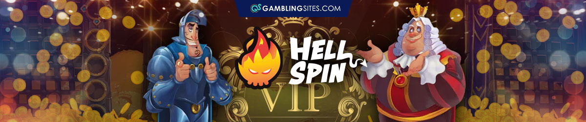 Hell Spin Casino Logo With Characters, VIP Program