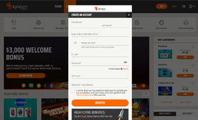 Ignition Casino Create Account