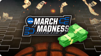 March Madness Logo With Brackets