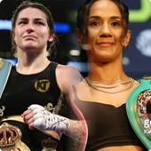 Katie Taylor and Amanda Serrano