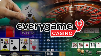 Mashup of Different Casino Games, Poker, Roulette, Video Poker