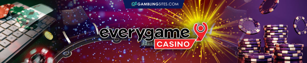 Online Poker, Casino Chips, Everygame Casino Logo