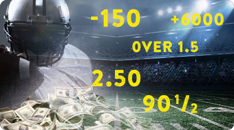 NFL Football Field, Odds of NFL Betting Floating Around