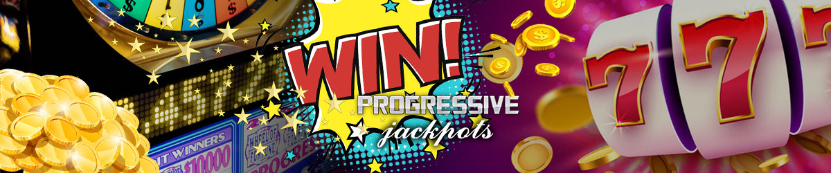 Win Progressive Jackpots logo, slots generic background