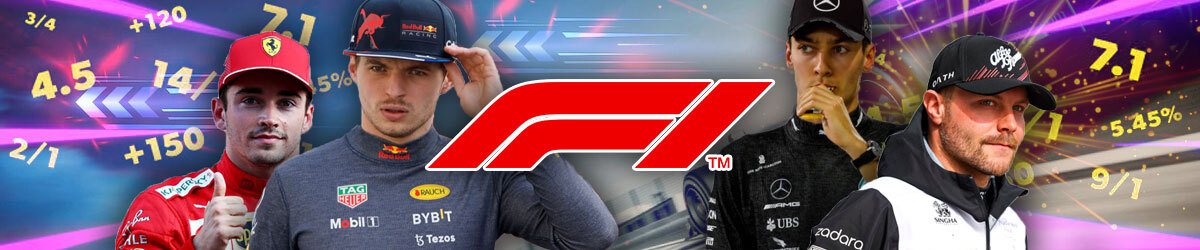 Formula 1 logo, F1 drivers, odds background
