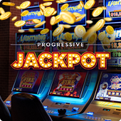 Land based progressive jackpot machines