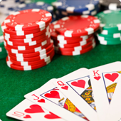 Poker imagery graphic