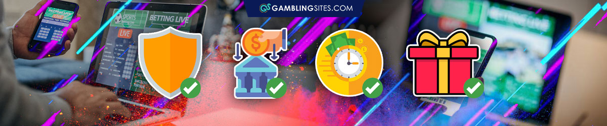 Sports Betting on Laptop, Green Icons Over Security, Banking Clock,