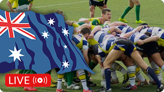 Australian Flag, Rugby Live Match