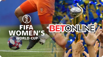 BetOnline Logo, FIFA Women's World Cup Logo, Live Soccer Match