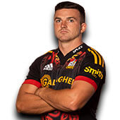 Bryn Gatland in Chiefs shirt