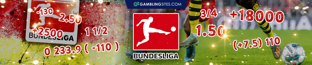 Odds Floating Around Soccer Field, Bundesliga Logo