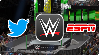 Twitter Logo, WWE Logo, ESPN Logo