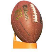football on stand