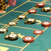 Craps table