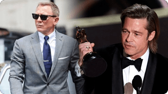 Daniel Craig and Brad Pitt