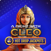 A Night With Cleo Hot Drop Jackpot graphic