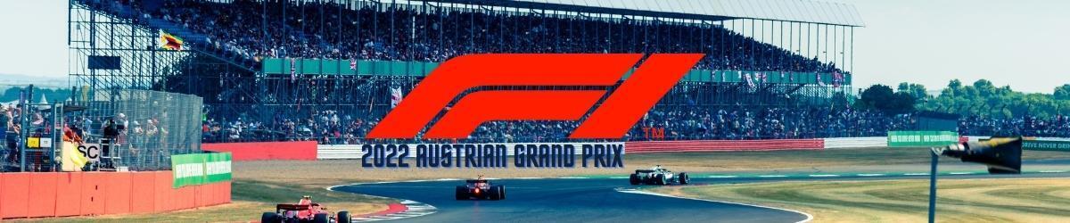 F1 logo, 2022 Austrian Grand Prix, F1 race track backgound