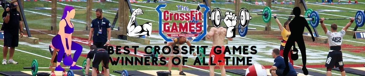CrossFit Games logo, Best CrossFit Winners of All Time, CrossFit players working out