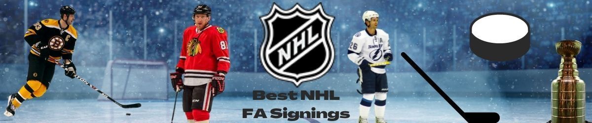 NHL logo, hockey background, Zdeno Chara, Marian Hossa, and Martin St. Louis