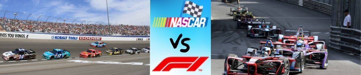 NASCAR vs. F1, Nascar track, F1 track